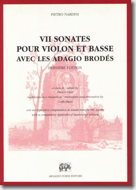Nardini. 7 sonates pour violon et basse, cover
