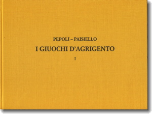 Paisiello. I giuochi d’Agrigento, cover
