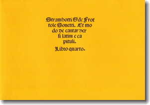 Petrucci, Strambotti, cover