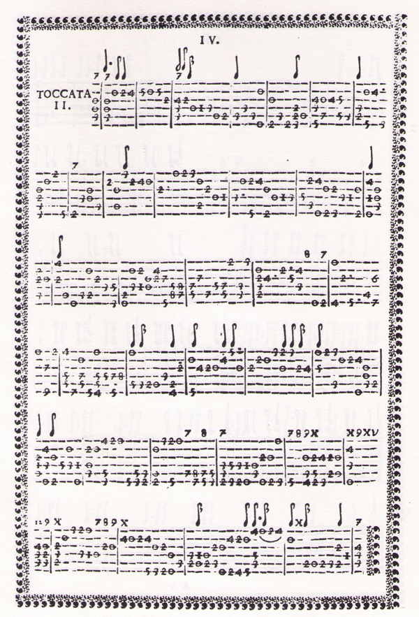 Piccinini. Intavolatura di liuto et di chitarrone