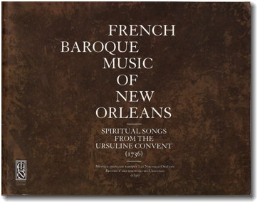 French Baroque Music of New Orleans, cover