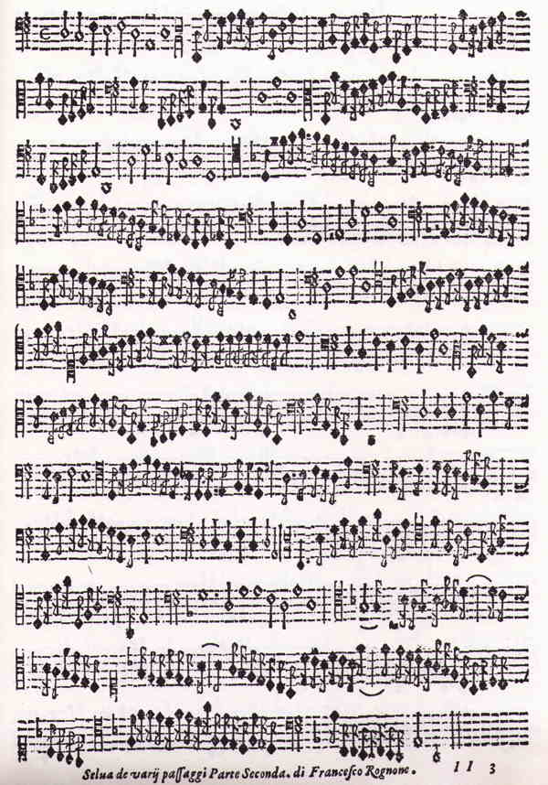F. Rognoni, Selva de varii passagi