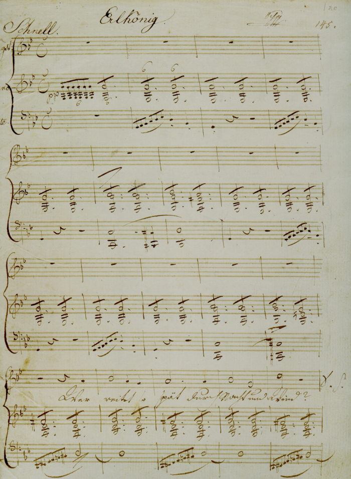 Schubert. Erlknig D 328