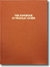 Songbook of Fridolin Sicher. Sankt Gallen, Stiftsbibliothek, Ms.461, cover