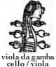 Gamba/Cello/Viola